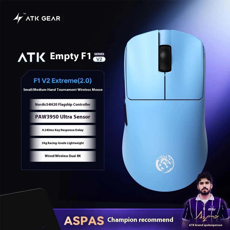 Atk Blazing Sky F1 Leviathan Mouse Wireless Accessories Laptop