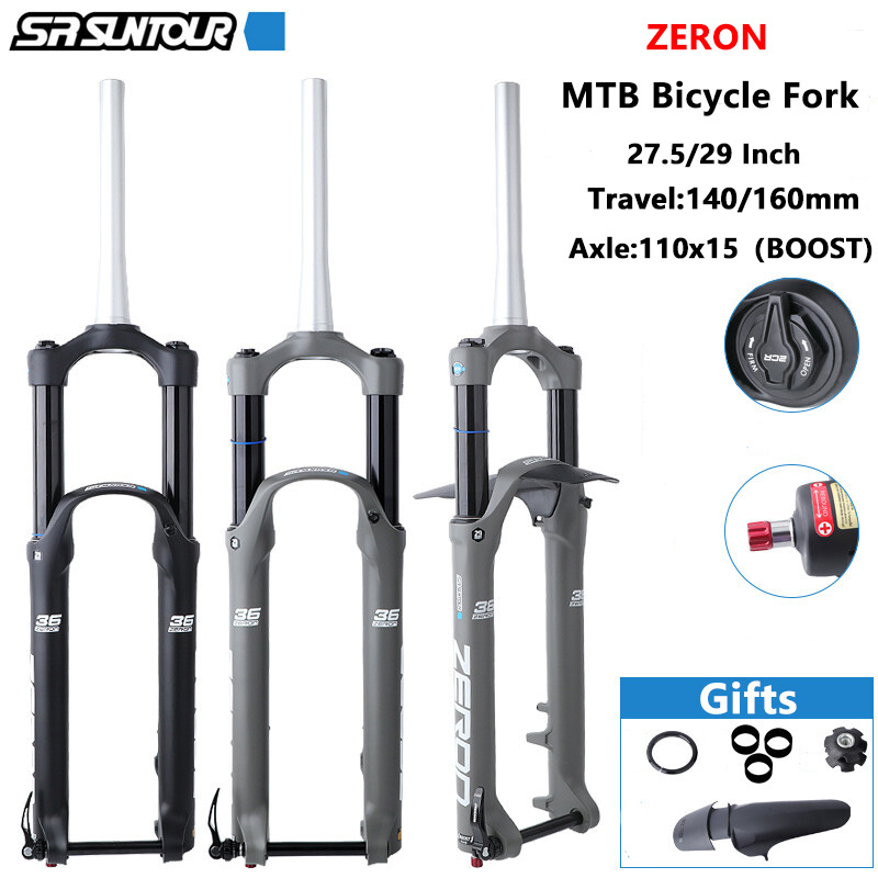SUNTOUR ZERON Bicycle Fork 27.5 inch 29 inch Mountain Bike Front
