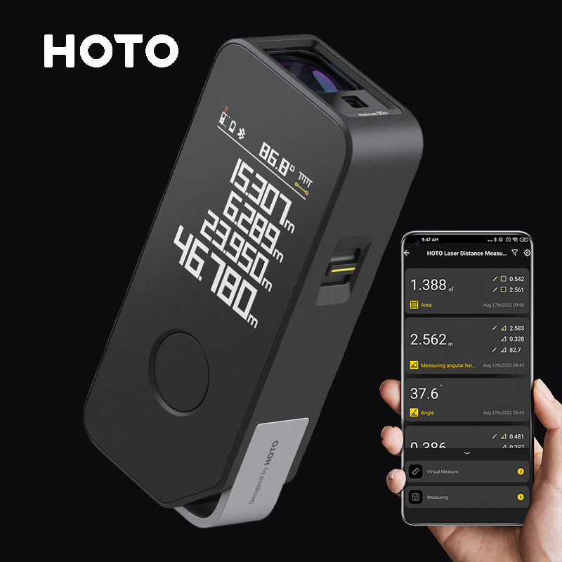 HOTO Smart Laser Measure Pro LED Display Intelligent Digital Laser