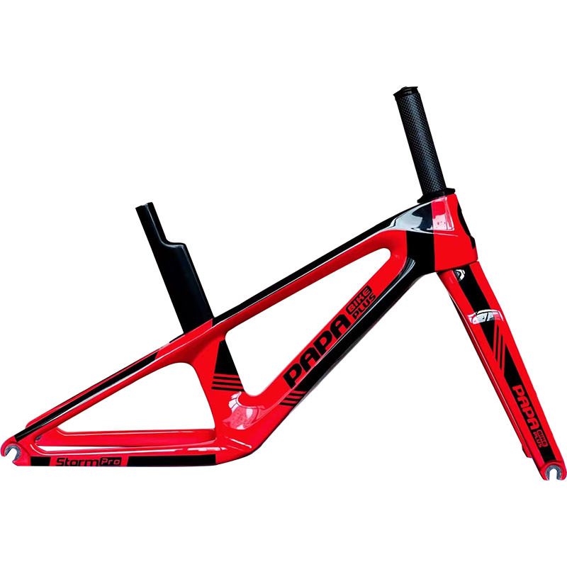 パパバイク -ストームプロのカーボンファイバーフレーム,ブロー抵抗,高