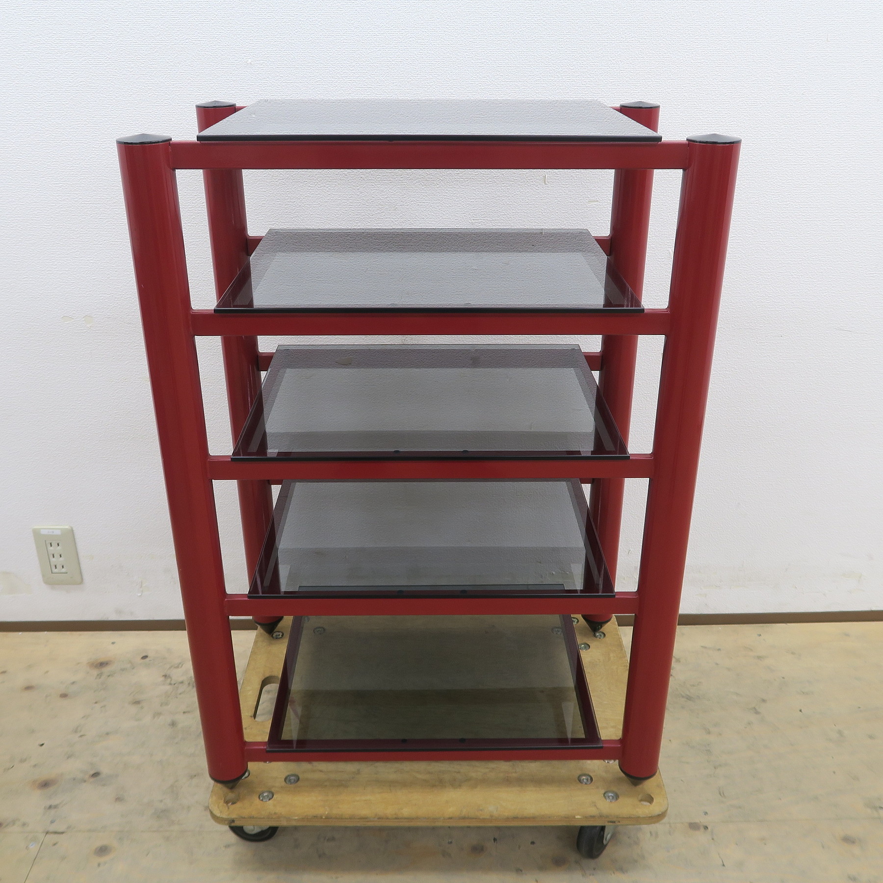 Bランク】SOUND STYLE 5段 ガラス ラック ラック サウンドスタイル