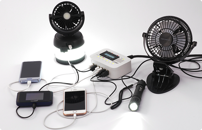 マイカーを防災カーに変える魔法のキット アンドリンクシリーズ（&LINK+）