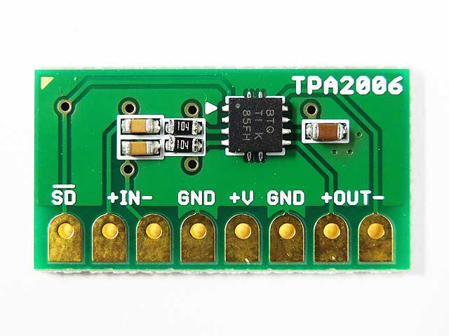 TPA2006使用 超小型D級アンプキット: キット一般 秋月電子通商-電子