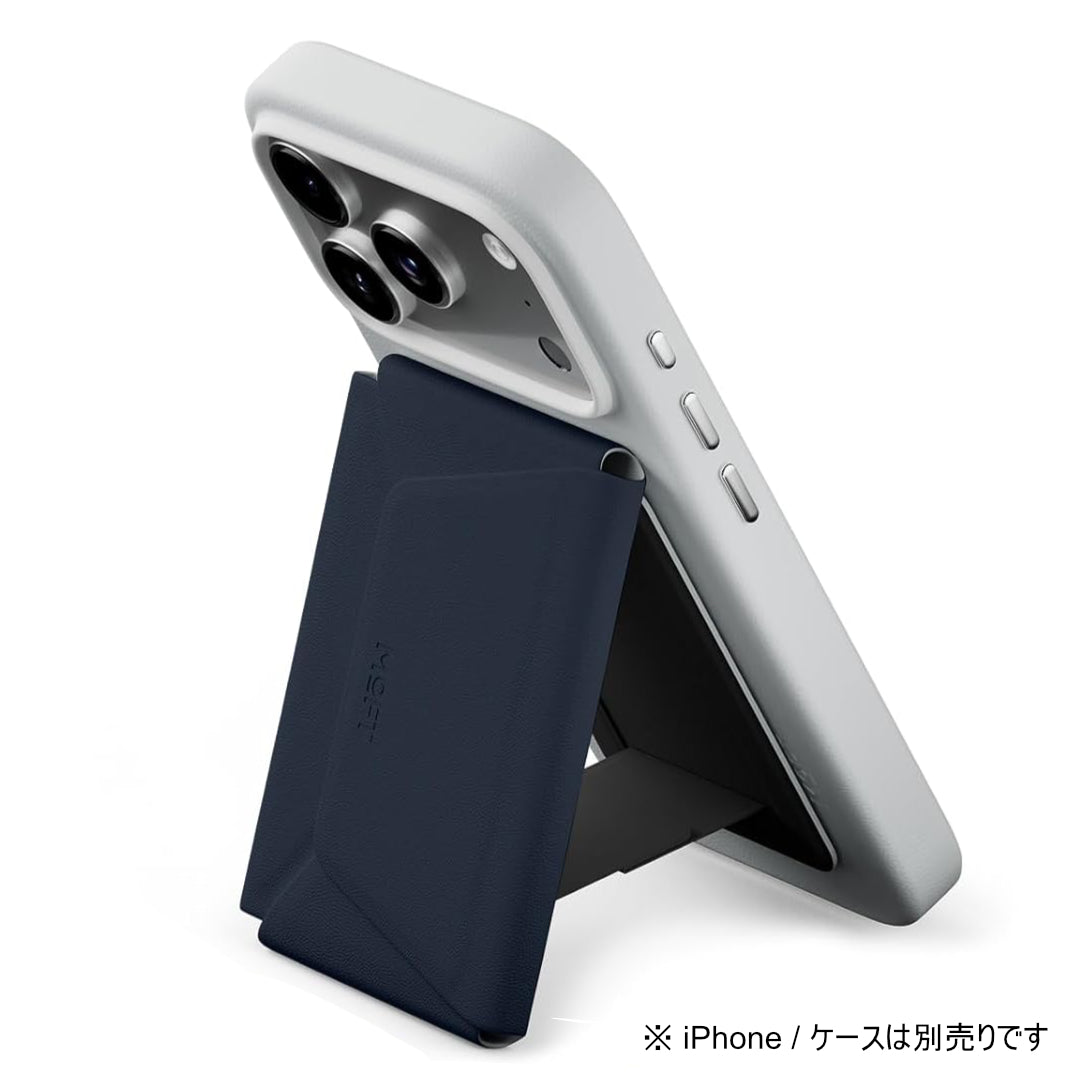 MOFT 多機能カードケース＆スタンド MagSafe対応 ディープブルー