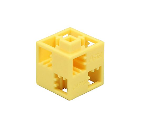 61-6057-23 アーテックブロック 基本四角24PCSセット黄 77741 【AXEL