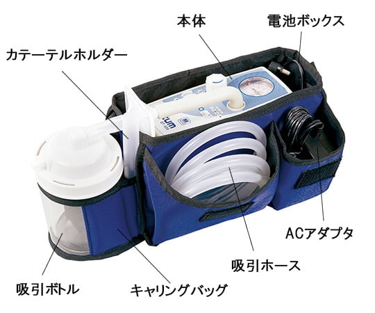 7-2736-12 Qtum® （携帯型たん吸引器）交換用 吸引ホース QT-H01