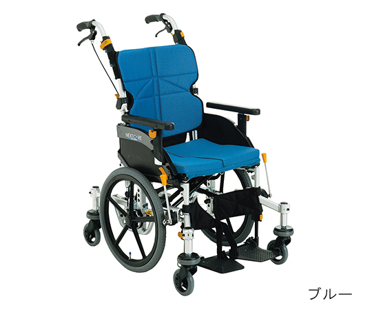 7-2280-02 ネクストコア・くるり（アルミ製介助式・中床用） ブルー