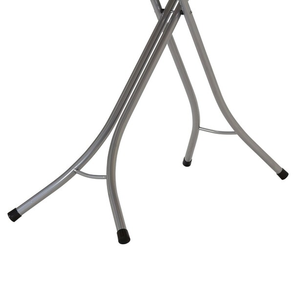 Household Essentials Wide Steel Top Ironing Board with Fixed Iron