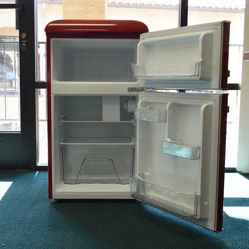 冷蔵庫 冷凍庫 88L 2ドア レトロ Galanz 3.1 cu ft Retro Mini Fridge