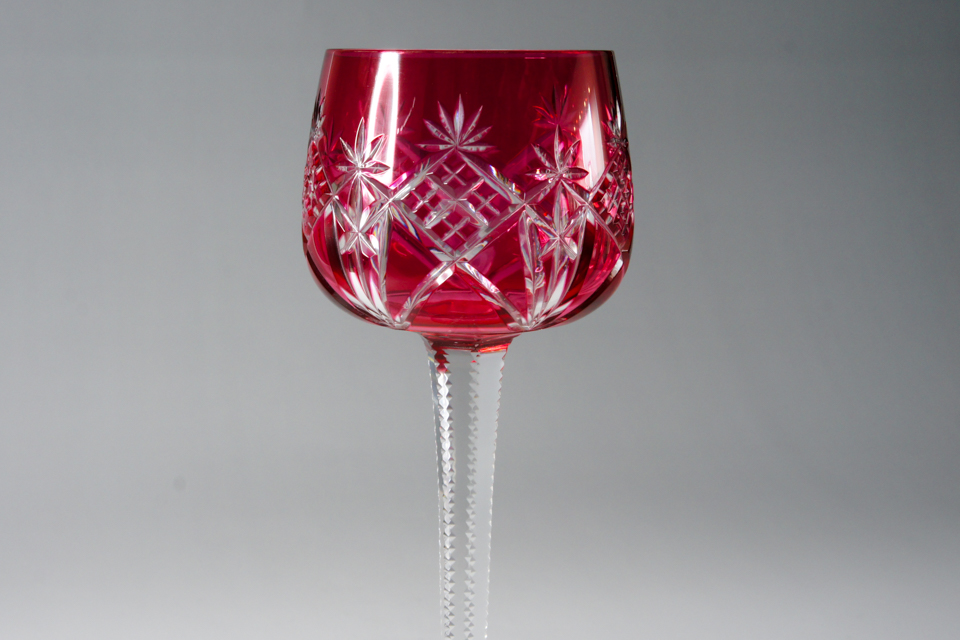 オールドバカラ「ラシーヌ Racine ラインワイングラス」《アンティック