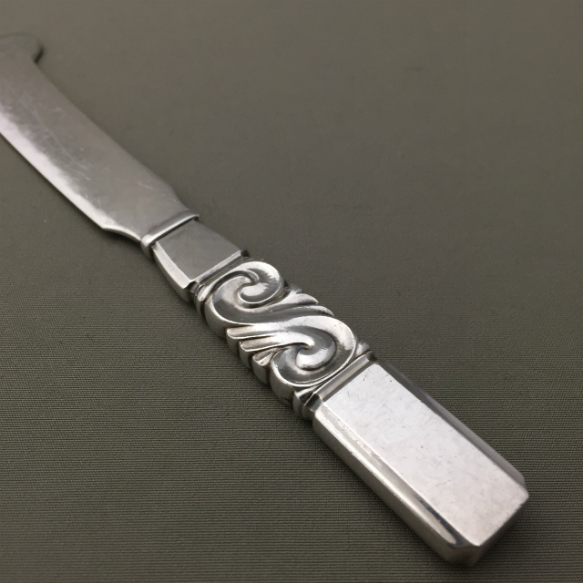 ジョージ・ジェンセン「”Scroll” バターナイフ 長さ14.5cm