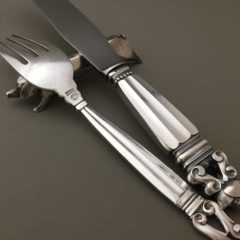 ジョージ・ジェンセン「“Acorn” ディナーフォーク&ナイフ セット