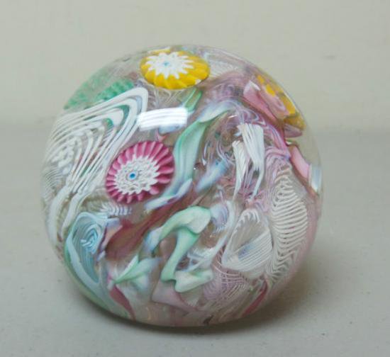 ベネチアングラス（ムラノガラス）ペーパーウェイト – アンティーク