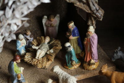 アンティーククリスマスクレッシュ プレゼピオ カトリックグッズ