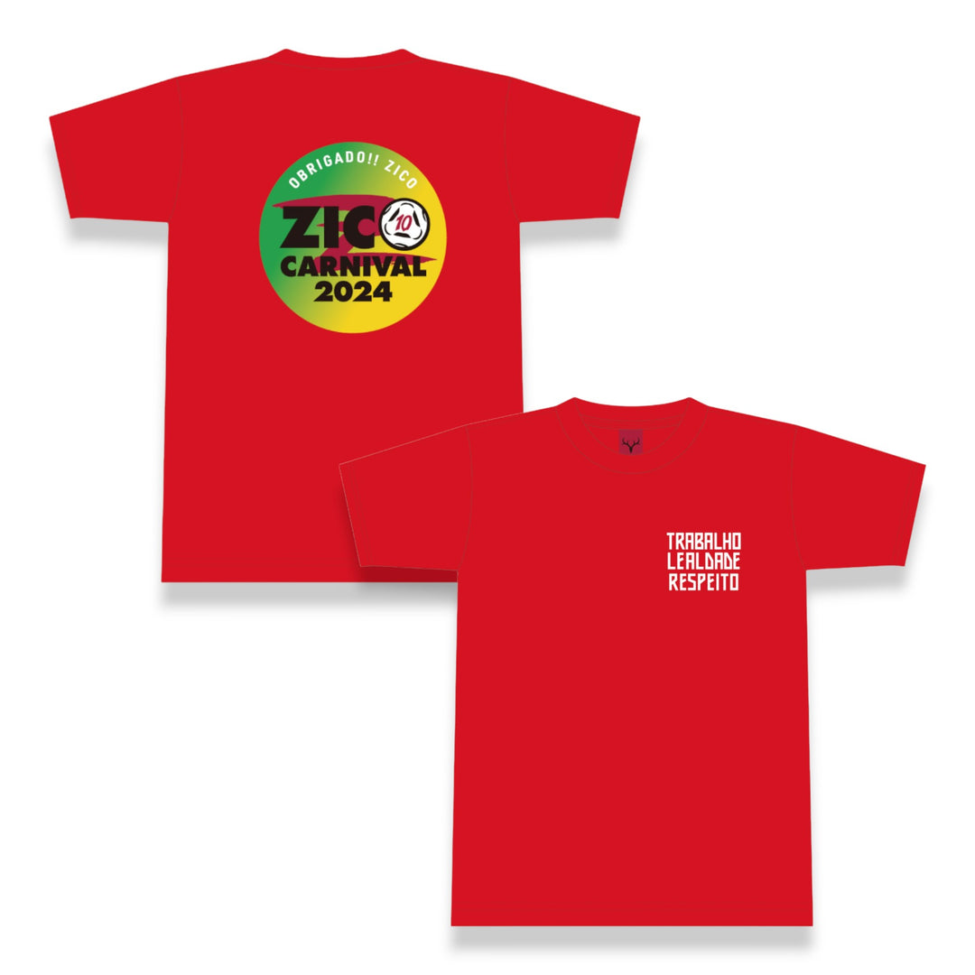 ZICO CARNIVAL ロゴTシャツ（レッド） – 鹿島アントラーズFC - 公式