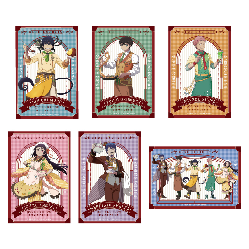 描き下ろしイラストカードセット - GOODS | TVアニメ『青の祓魔師 島根