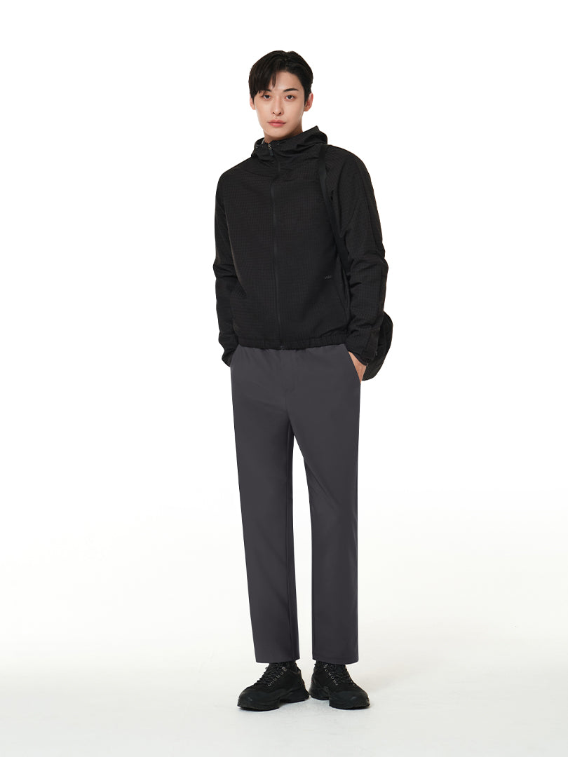 韓国人気　Andar ライト裏起毛 スラックス ゴルフVer 男女着用可 Airsolid メンズ ライト裏起毛 パンツ (バンドver / ゴルフver