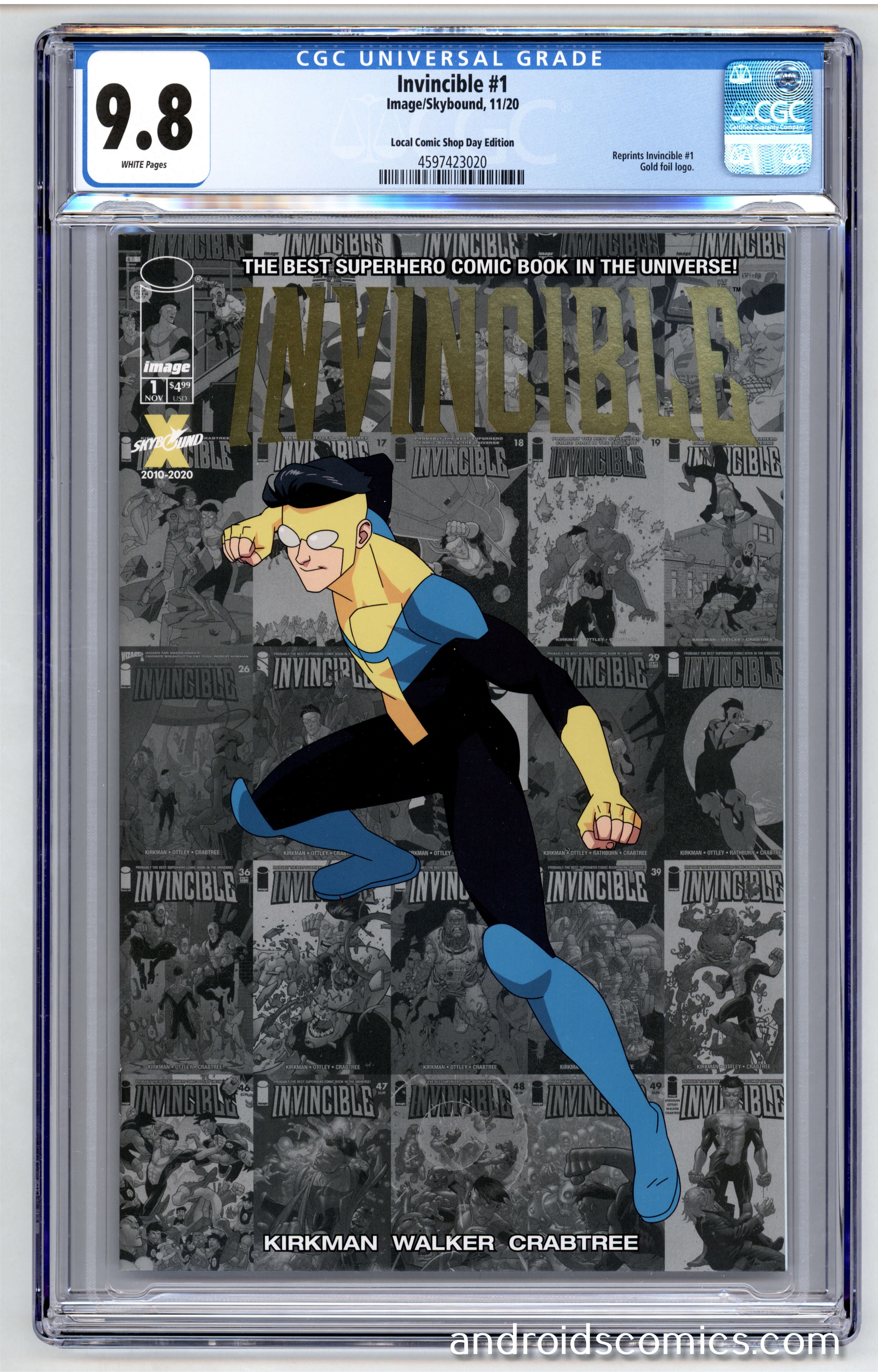 Invincible #1 CGC 9.8 Local Comic Shop Day Edition – Android's