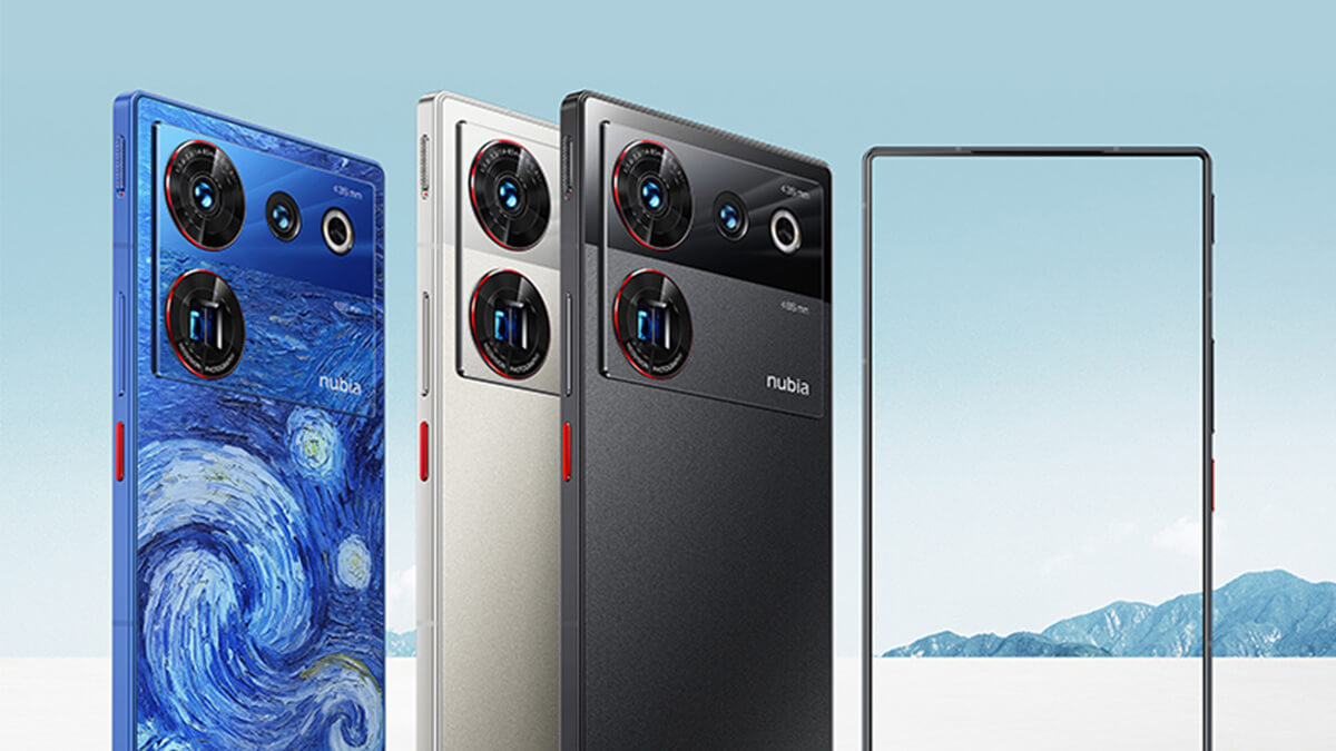 芸術。ZTE nubia Z50 Ultra発表、8 Gen 2搭載で穴なし狭額縁の全画面