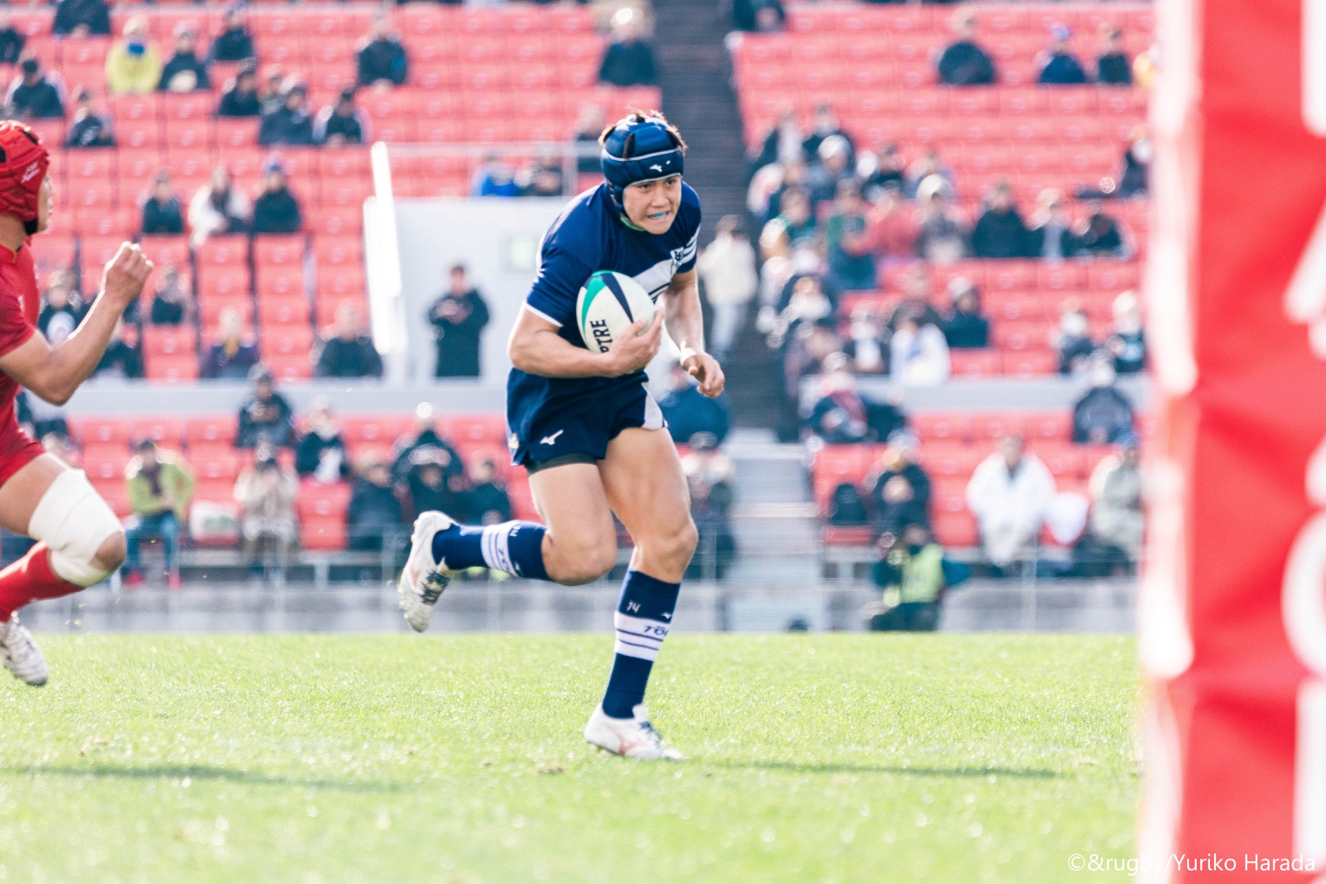 流経大柏の部員席スタンドから響いた『桐蔭のこころ』。桐蔭学園も『流