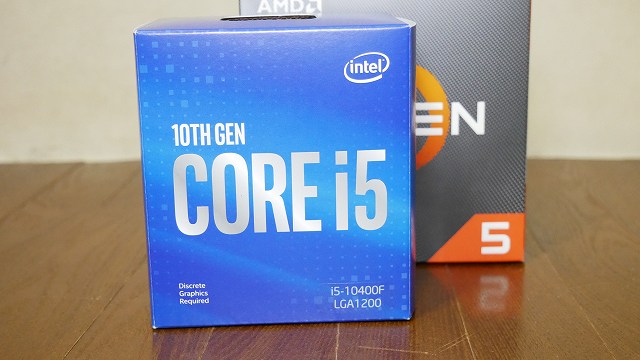 Core i5 10400Fを3600と比較レビュー 9400Fの後継はやはりコスパ神
