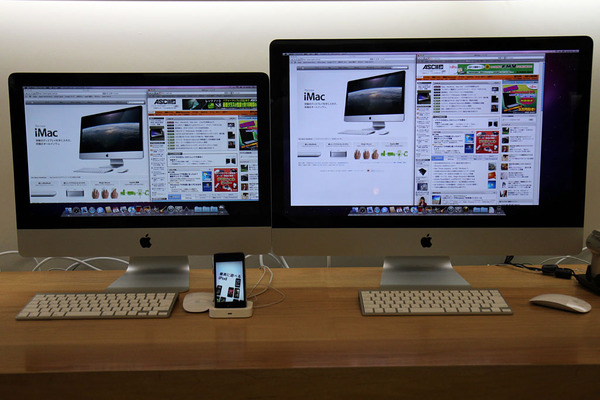 ASCII.jp：このデカさは驚異！ 27インチiMacの実機を激写 (1/3)
