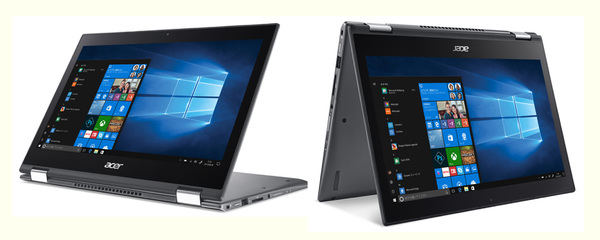 ASCII.jp：Acer、第8世代Core i7搭載の360度回転ノート新モデル「Spin 5」
