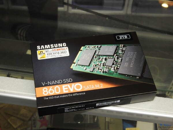 ASCII.jp：Samsung SSD 860 EVOシリーズにM.2 SATA対応の2TBモデルが加わる