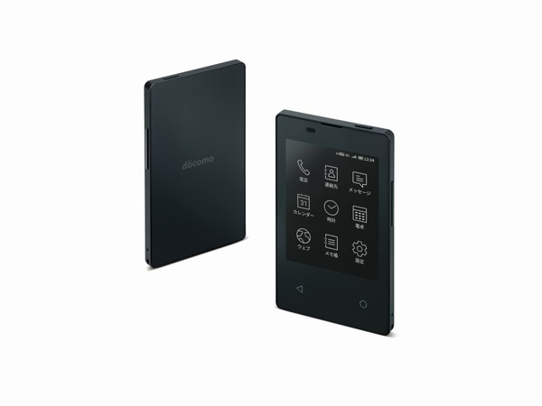 約47gで電子ペーパー搭載 世界最薄・最軽量のドコモ「カードケータイ