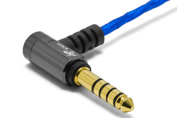 Shure SE215 SEに合わせたZEPHONEの青い4.4mmバランスケーブル。SE535