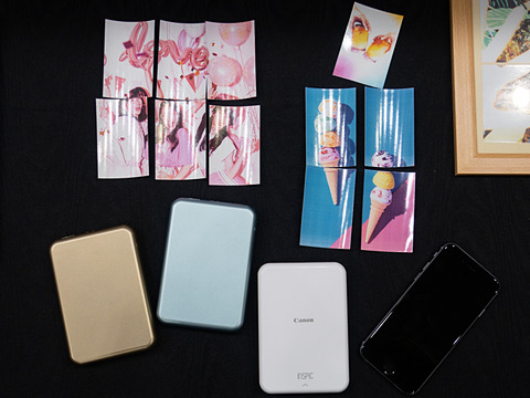 キヤノン、裏面シール紙の小型プリンター「iNSPiC」 - デジカメ Watch