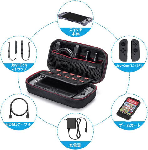 Switch本体＆関連製品をすべて持ち運べるケースがAmazonにて20％オフの