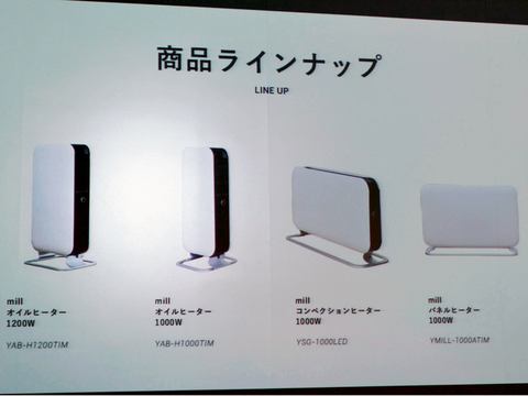 山善、ノルウェーブランドのオイルヒーターなど4機種と、