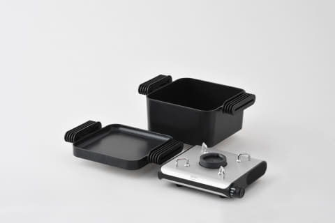 abien、10秒で肉焼き始められる1人用ホットプレート 深鍋付き - 家電 Watch