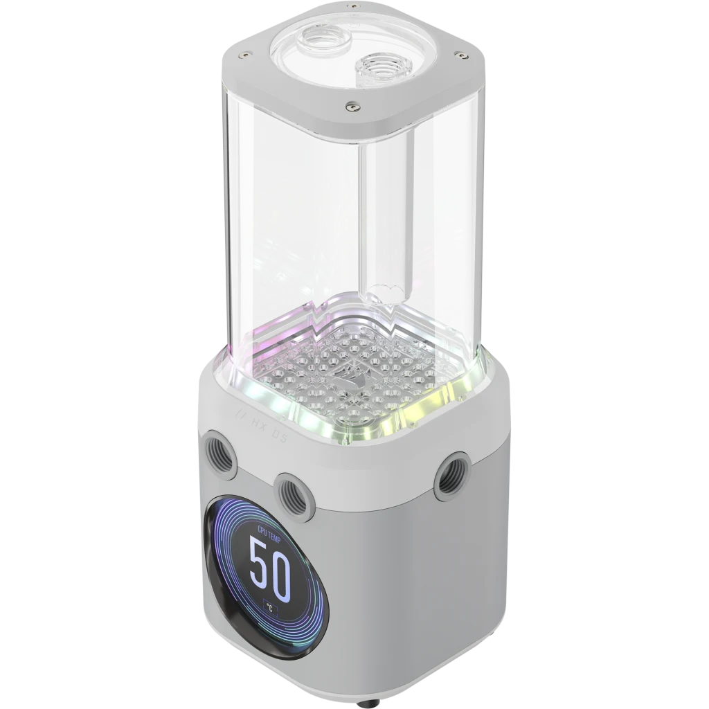 iCUE LINK XD5 RGB ELITE LCD Pump/Reservoir Combo、ホワイト