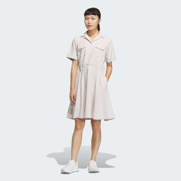 アディダス 【ゴルフ】ビヨンド ザ コース半袖ワンピース - ブラック