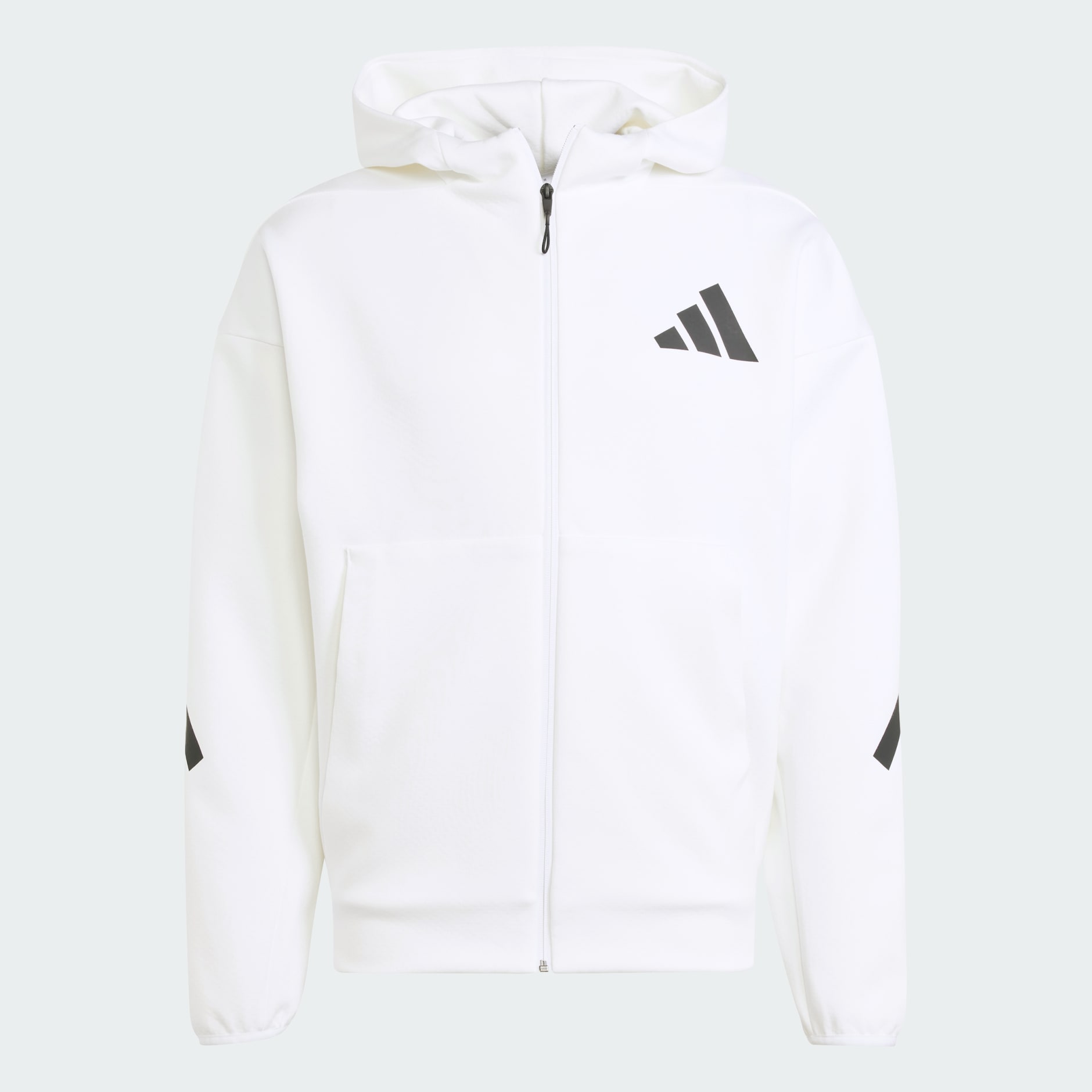 Clothing - Z.N.E. Full-Zip Hooded Track Jacket - White | adidas Oman