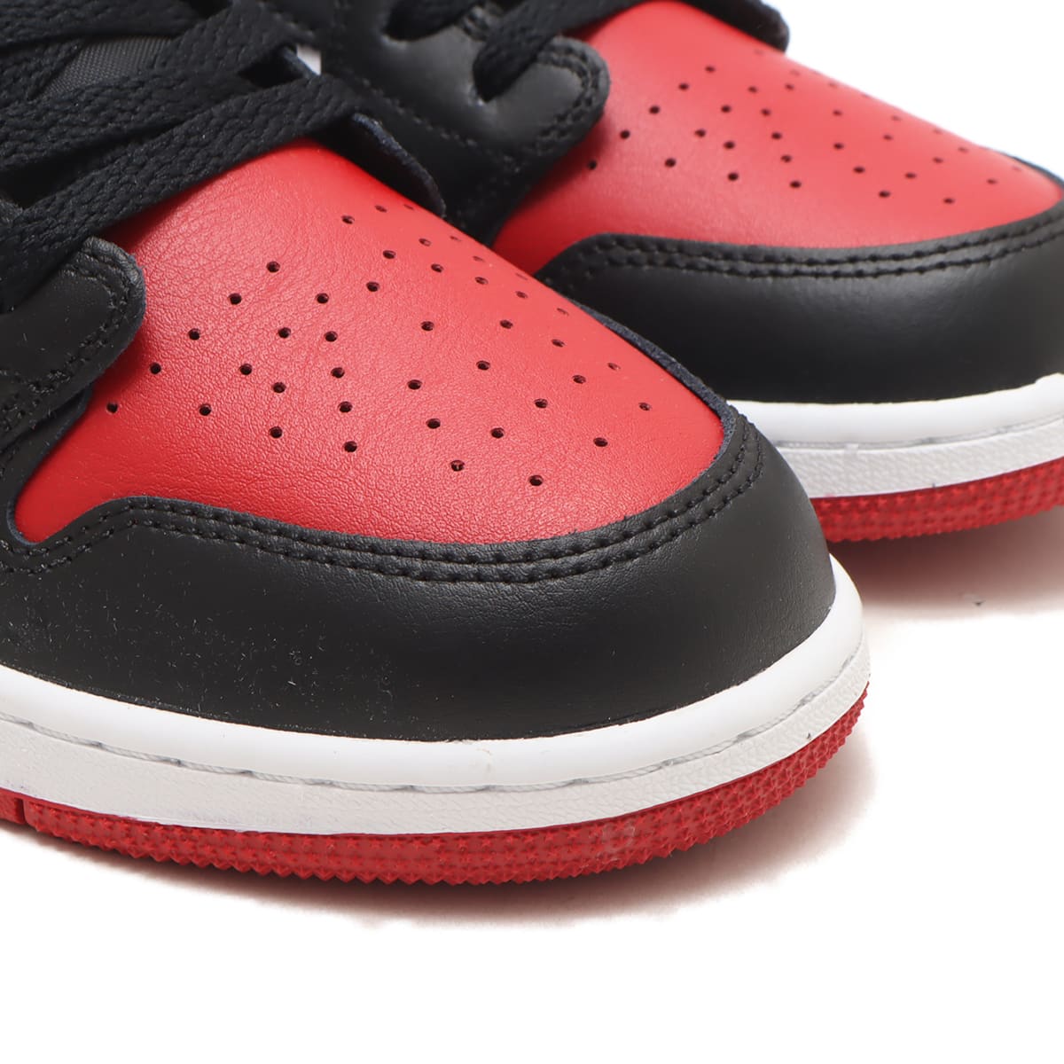 JORDAN BRAND AIR JORDAN 1 LOW GS (WHITE/BLACK-VARSITY RED-WHITE