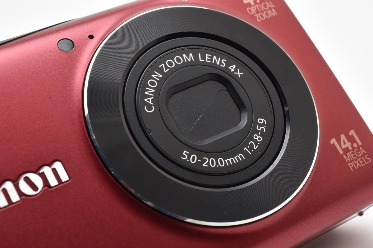 キヤノン Canon PowerShot A2200 レッド 充電器付き ARYM5376#22