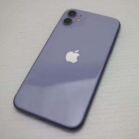 美品 SIMフリー iPhone 11 128GB パープル スマホ 本体 白ロム 土日祝