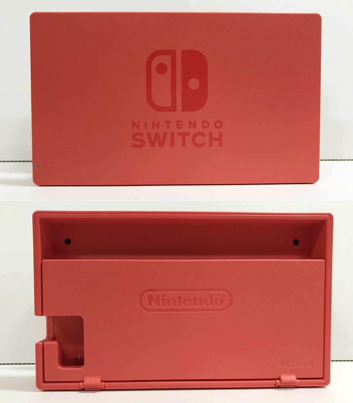 25.【中古/動確済】Nintendo Switch 本体 マリオレッド×ブルー セット