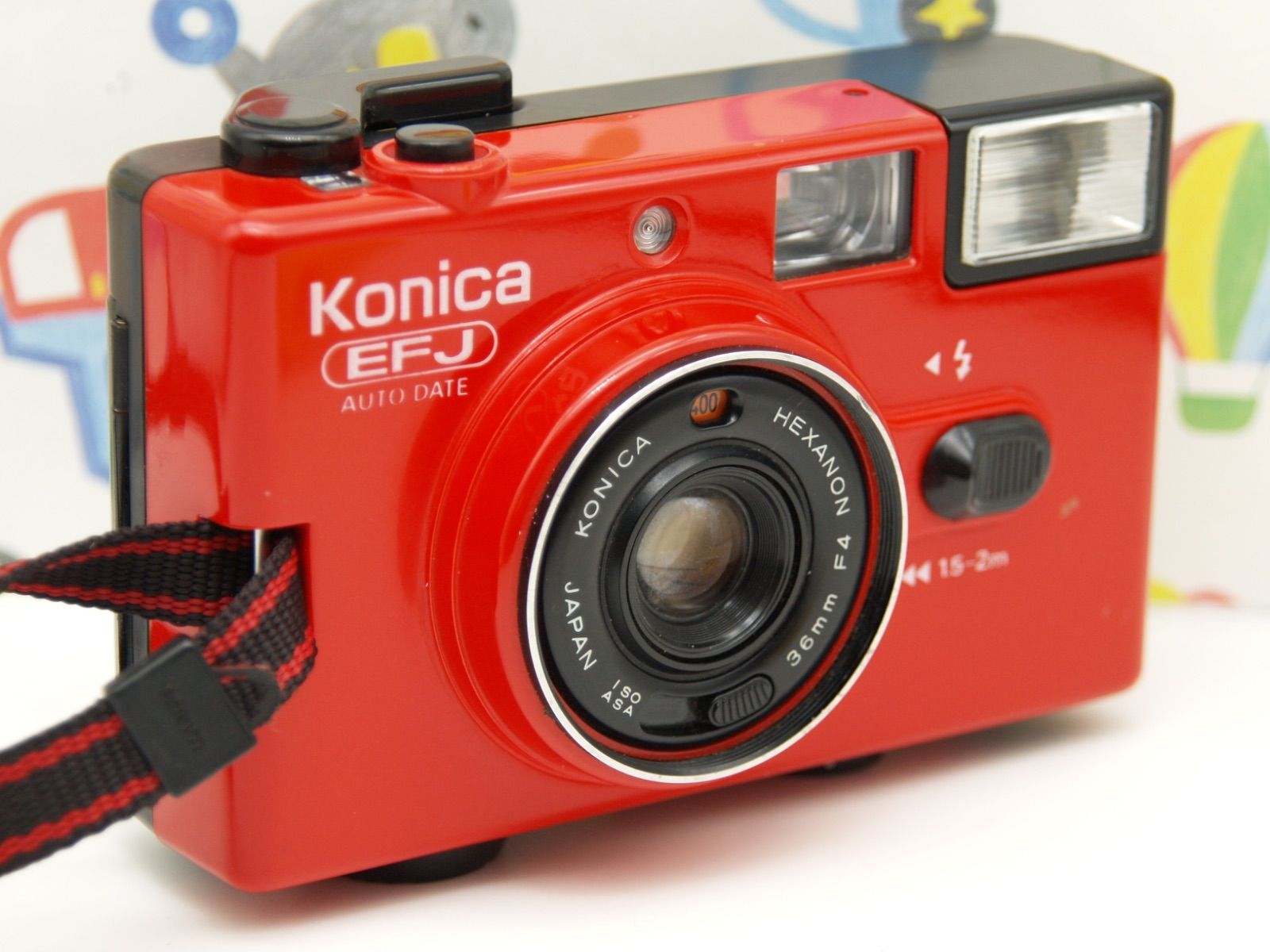 ❤️Konica EFJ レッド コンパクトカメラ❤️ - メルカリ