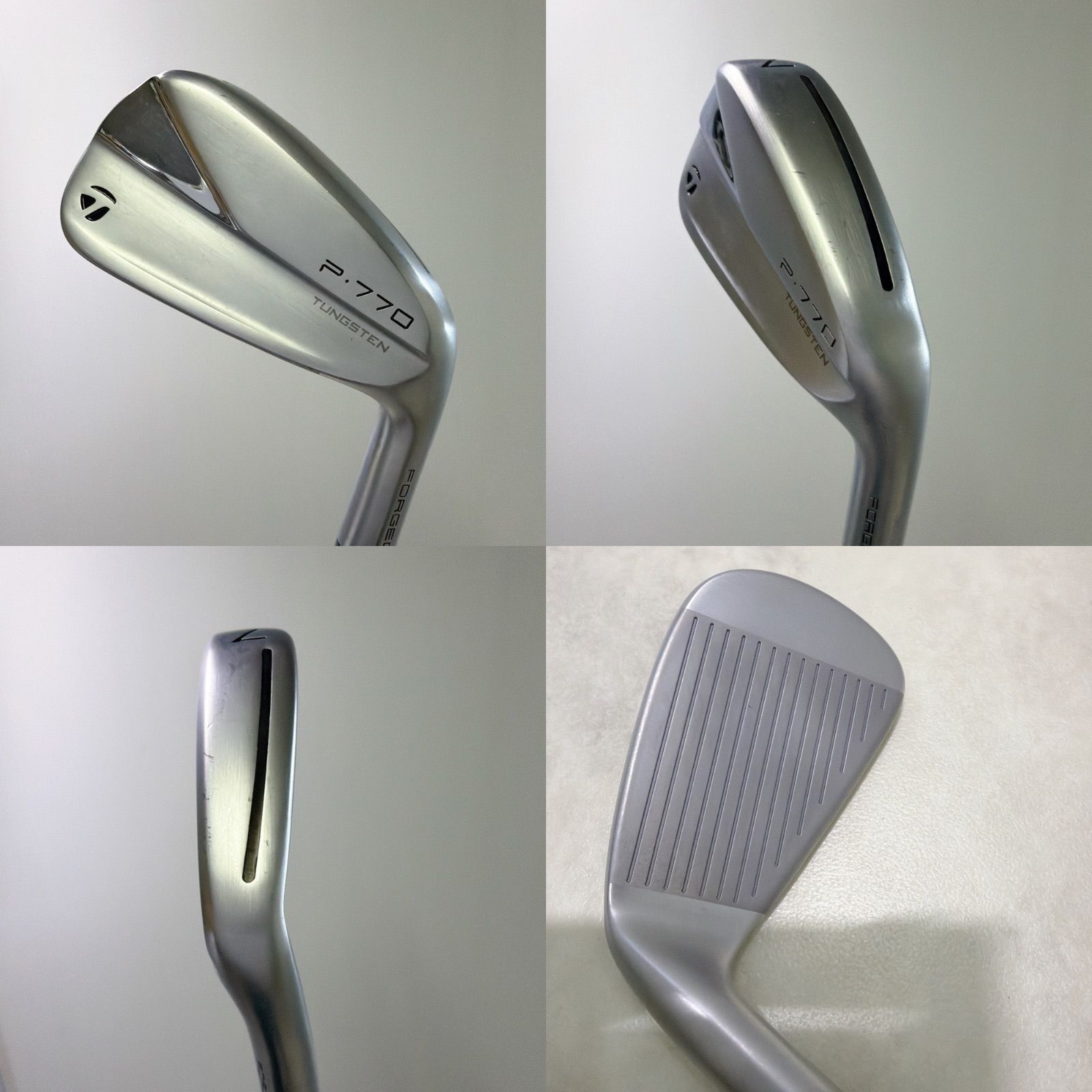 新品グリップ 美品 P770 アイアン 2023年モデル 7番単品アイアン