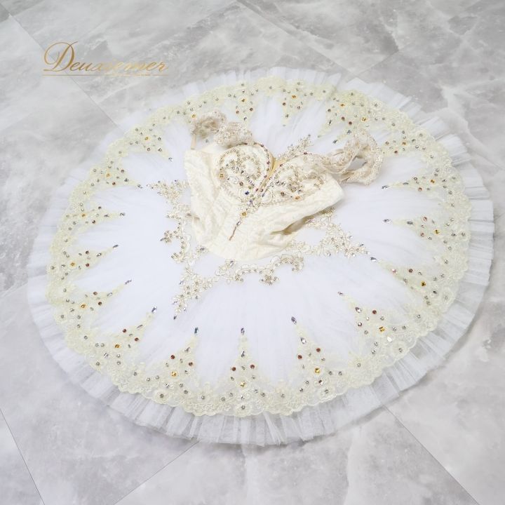 バレエ 衣装 チュチュ エトワール ドンキ 花嫁 白 金 コンクール 発表