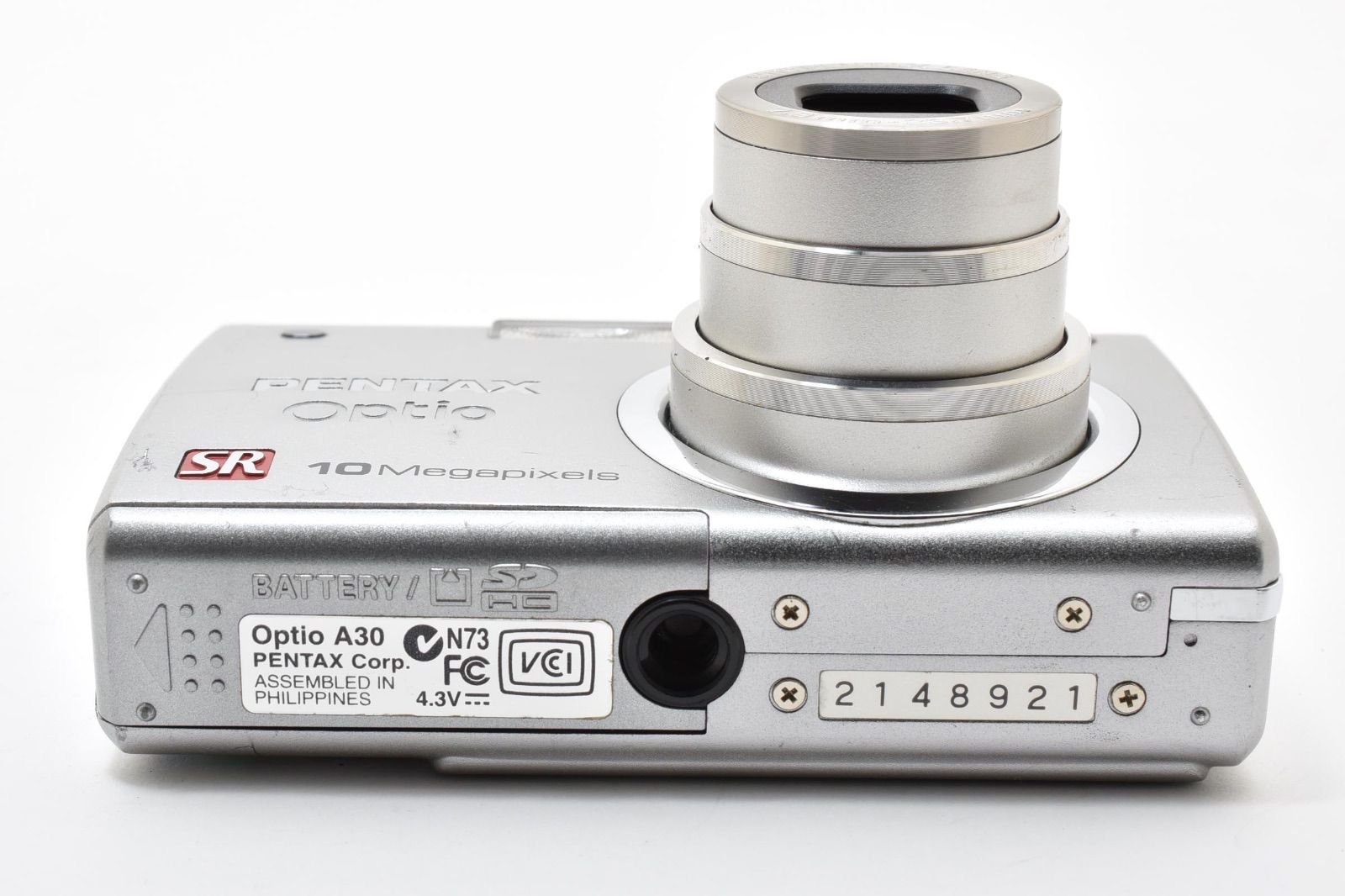 ペンタックス PENTAX Optio A30 シルバー コンパクトデジタルカメラ