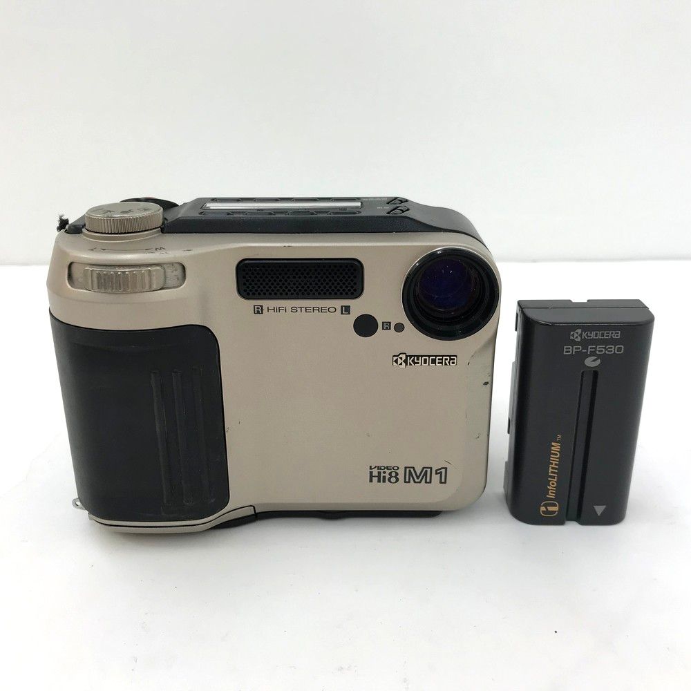 京セラ KX-M1 Hi8 8ミリビデオカメラ 本体のみ スレ・汚れ有 - メルカリ