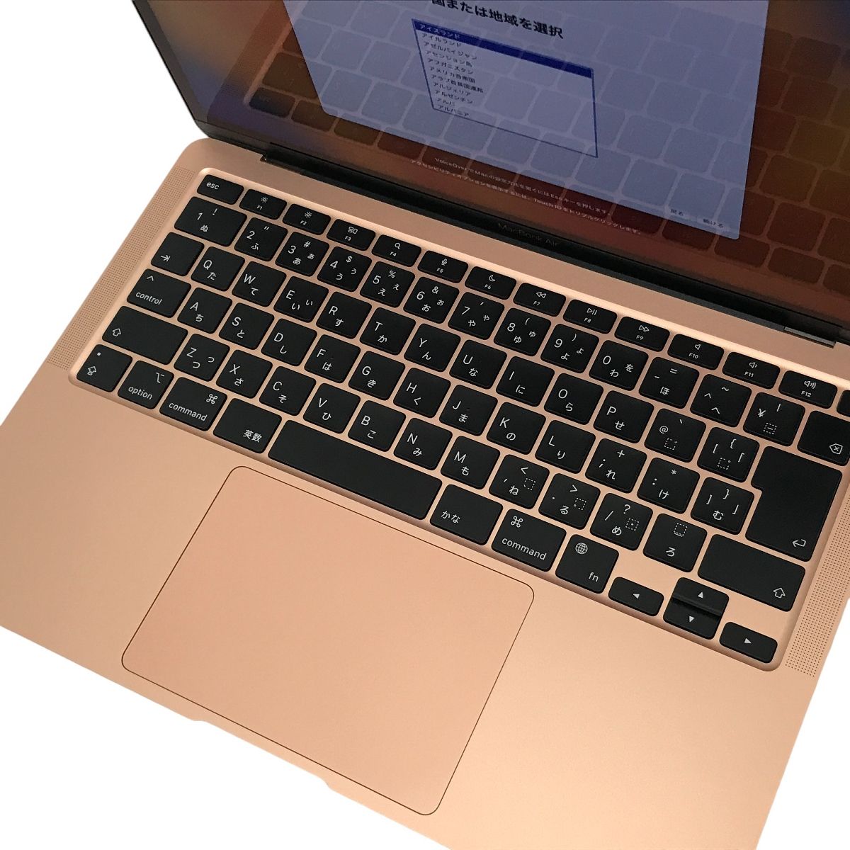 充放電回数14回】【動作保証】Apple MacBook Air M1 2020 8C 8GB SSD