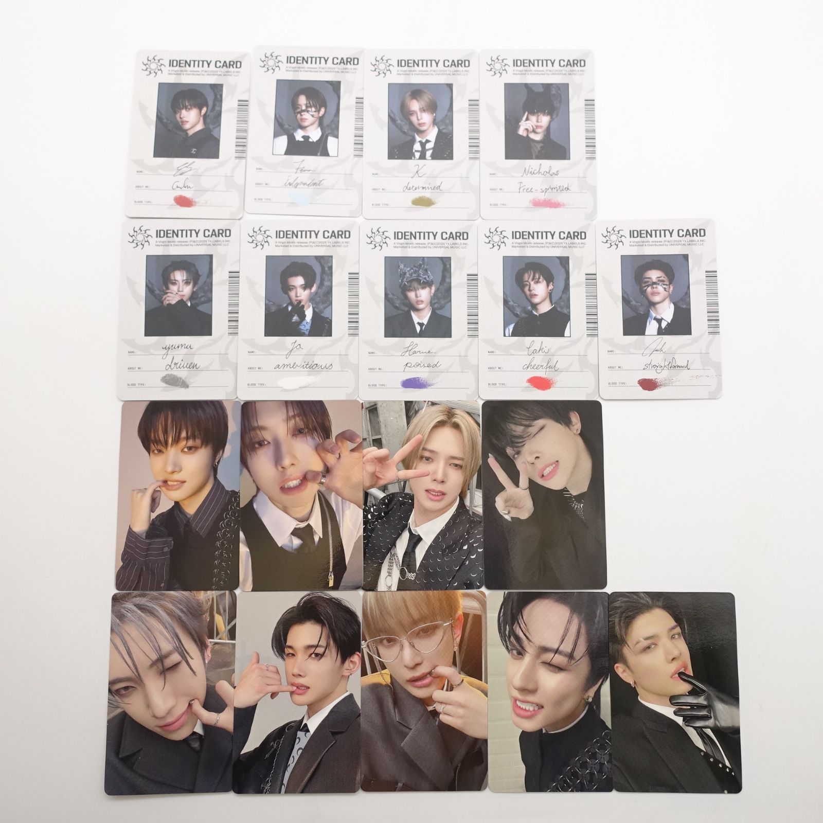 &TEAM 月狼 Go in Blind 通常盤トレカ フォト カード コンプリート