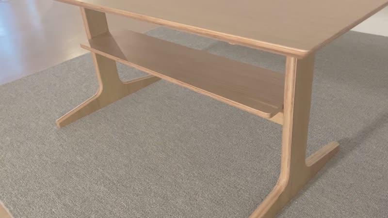 リビングでもダイニングでもつかえるテーブル・3・オーク材 | 無印良品