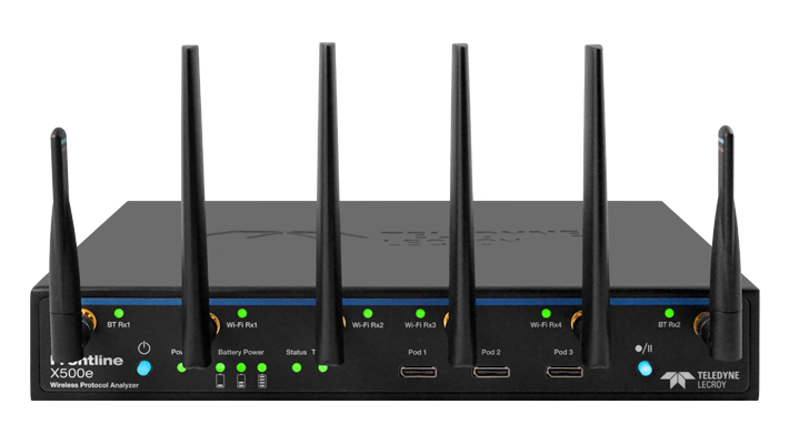 Frontline X500e 無線プロトコルアナライザ - Teledyne Lecroy